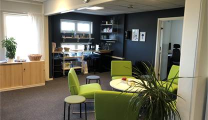 Allmän yta i kontorslokalen personalutrymme Aurorum 2