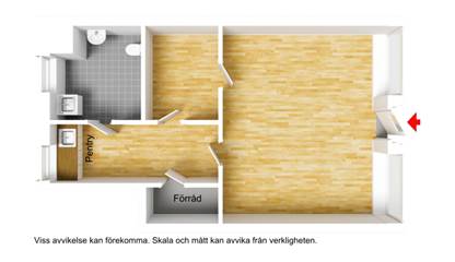 Planlösning Byalagsgatan 13B