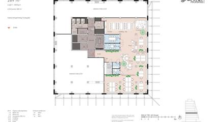 Planlösning vån 5, 289 kvm Hyllie Boulevard 21