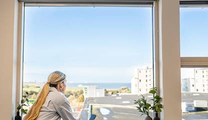 Strålande utsikt från flera av våra kontorslokaler Skeppsgatan 19