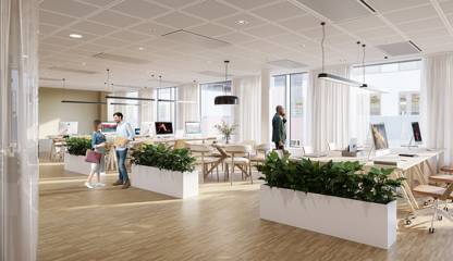 Kontorslandskap mot Jakobsbergsgatan Jakobsbergsgatan 16