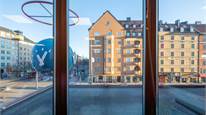 Utsikt mot Götgatan Ringvägen 100