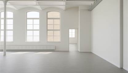 Visionsbild – så här kan lokalen se ut efter renovering. Druveforsvägen 8