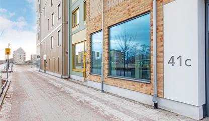 Butiksfönster Fyrislundsgatan 41C