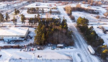 Drönarbild 3 Växelgatan (2)/ Rälsgatan 8