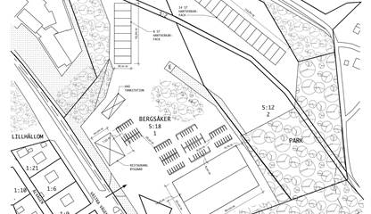 Ex. på hur området kan utvecklas Västra vägen 158