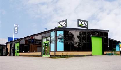 Exteriörbild Ryds Bilglas Fabriksgatan 5