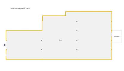 Planlösning Strömsbrovägen 23