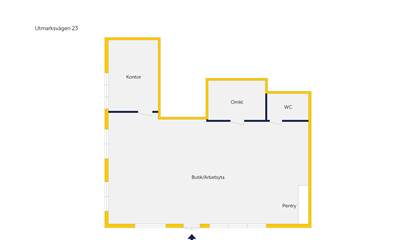 Planlösning Utmarksvägen 23