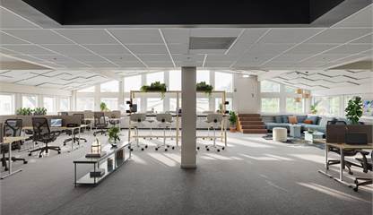 Inspirationsbild kontorslandskap Flöjelbergsgatan 14C