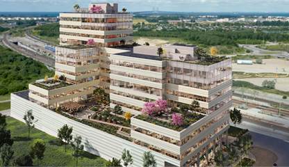 Extriör mot park Pulpetgatan 28