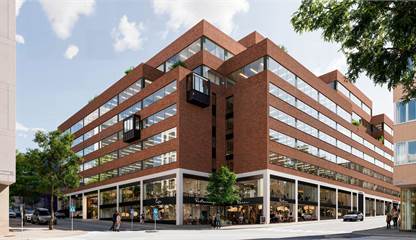 Franzéngatan möter Nordenflychtsvägen, ny entré från Franzéngatan Franzéngatan 17