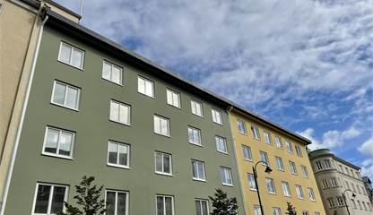 Fasadbild Aeolus 5 Köpmangatan fasad Köpmangatan 10